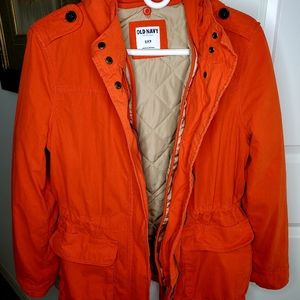 Old Navy Orange coat size small